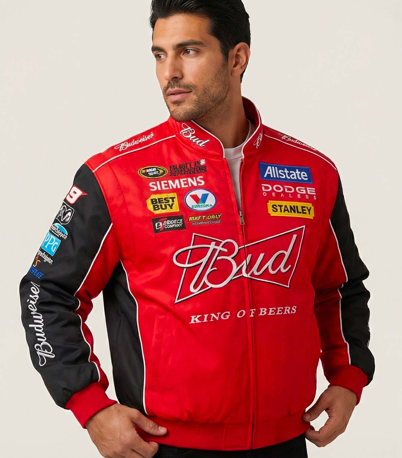 Budweiser Racing Vintage Jacket - Red Edition