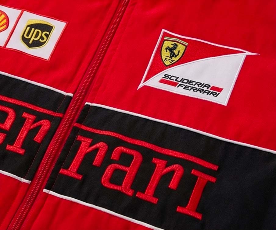 Ferrari F1 Vintage Racing Jacket - Red Edition