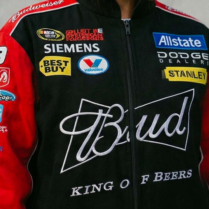 Budweiser Racing Vintage Jacket - Black Edition