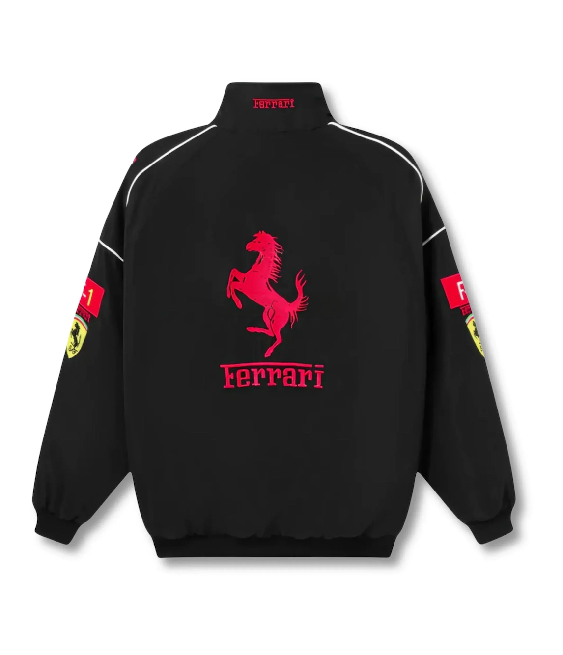 Ferrari F1 Vintage Racing Jacket - Black Edition