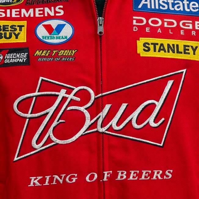 Budweiser Racing Vintage Jacket - Red Edition