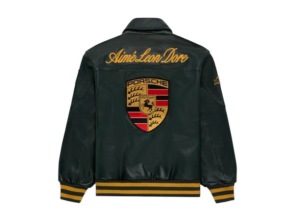 Aime Leon Dore x Porsche 993 Turbo Leather Club Jacket